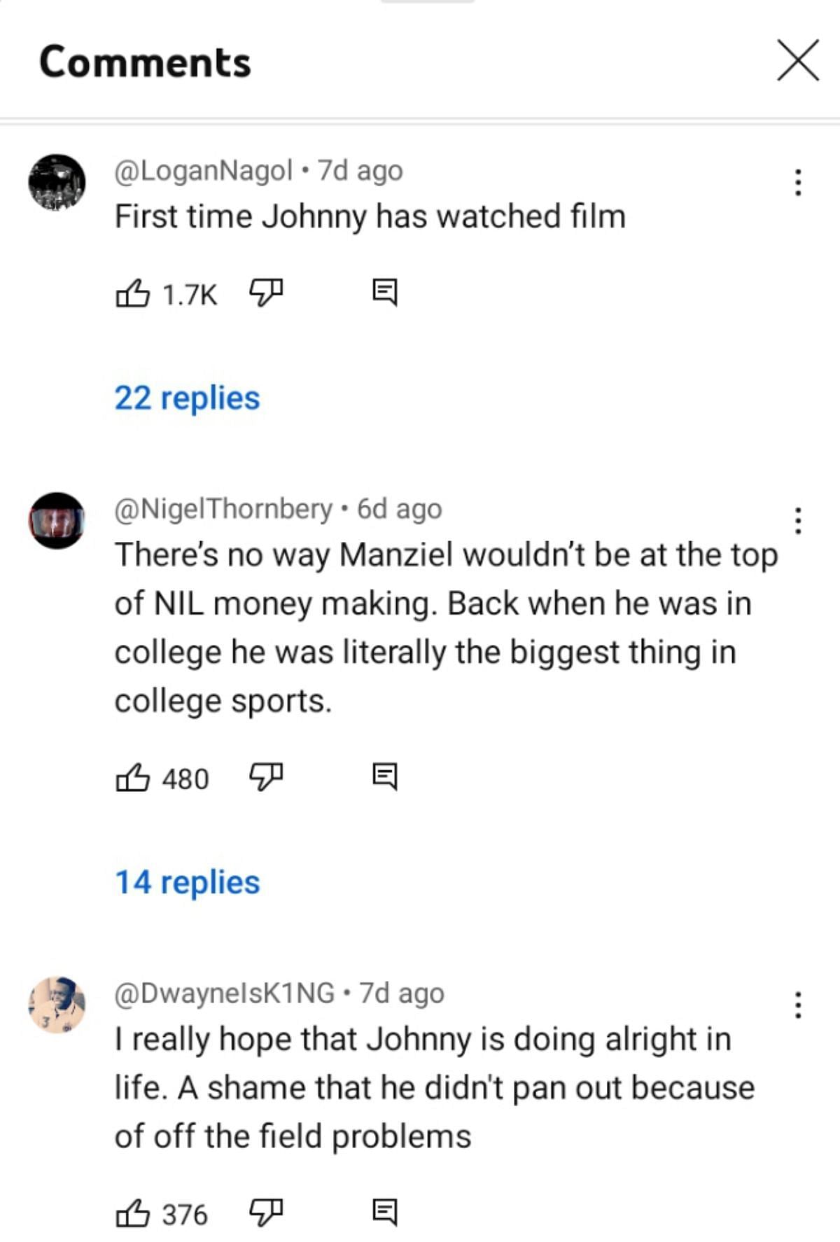 YouTube Comments